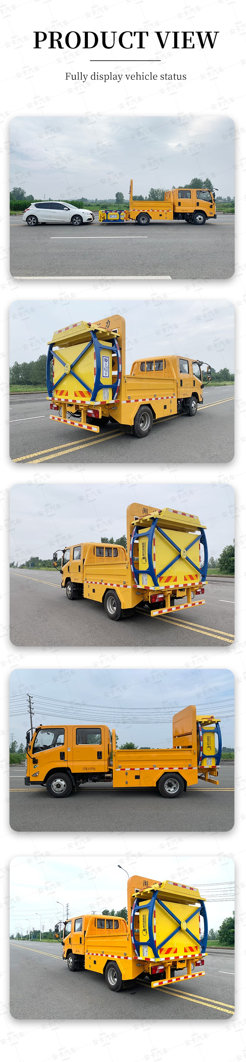  JMC 4*2 6 people seat Collision Mitigation Truck Product  Pictures