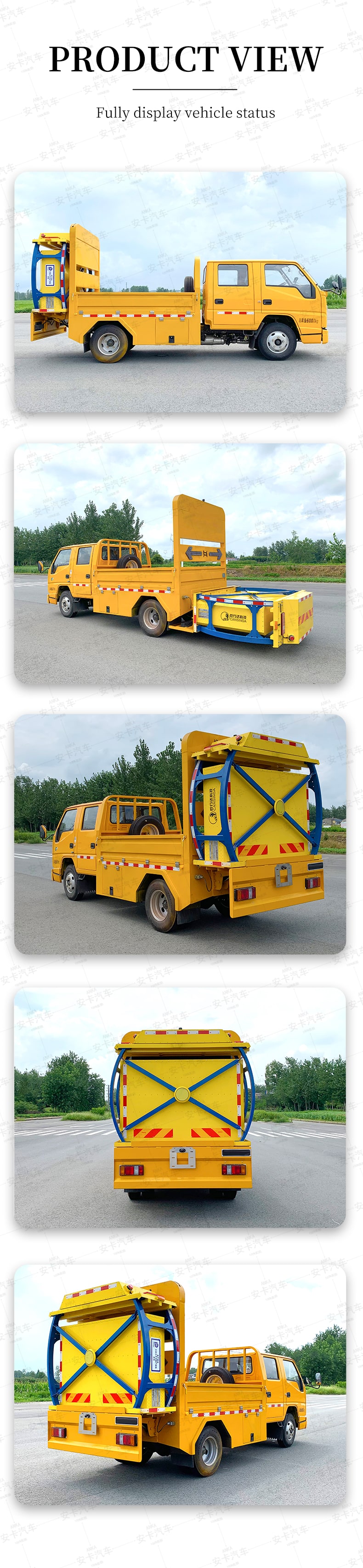  JMC 80K 4*2 car attenuator Anti Collision Buffer Trucks Product  Pictures