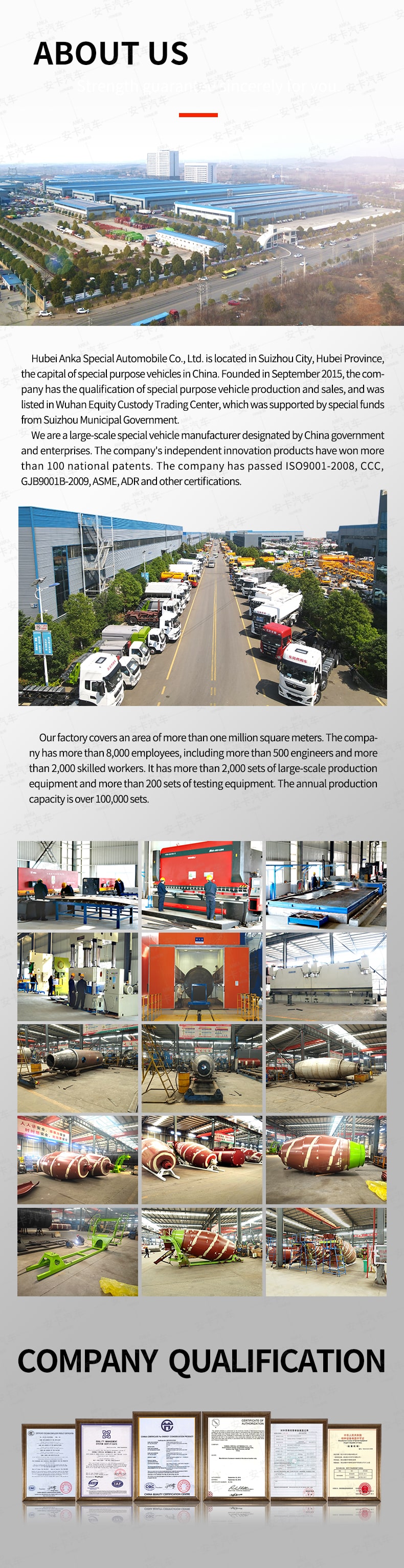  FOTON 8*4 10 cbm concrete mixer truck with pump Company Introduction