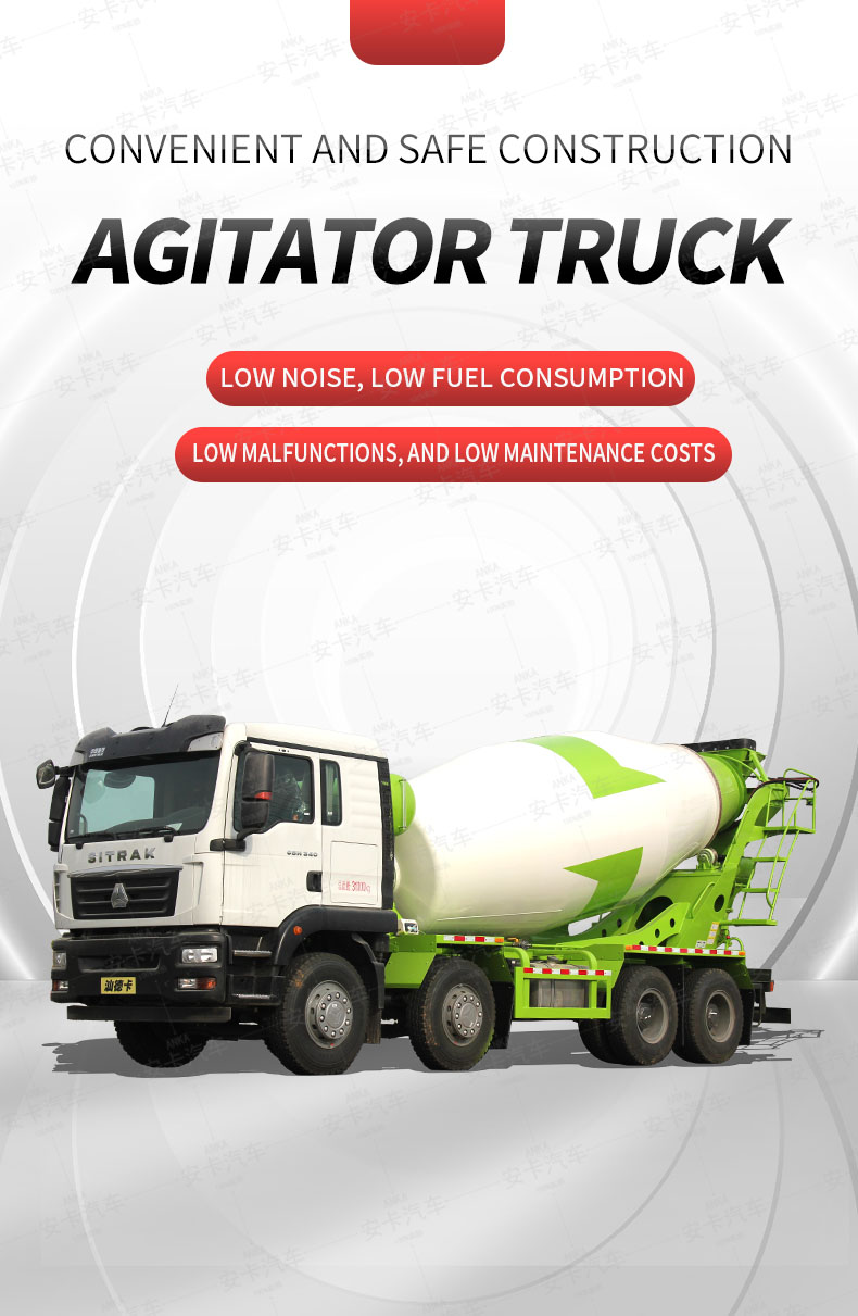  HOWO 8 m3 volumetric concrete mixer truck for sale Detailed Diagram