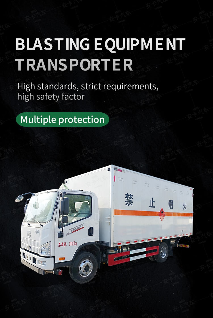  FAW 4*2 flammable liquid explosion-proof truck for sale Detailed Diagram