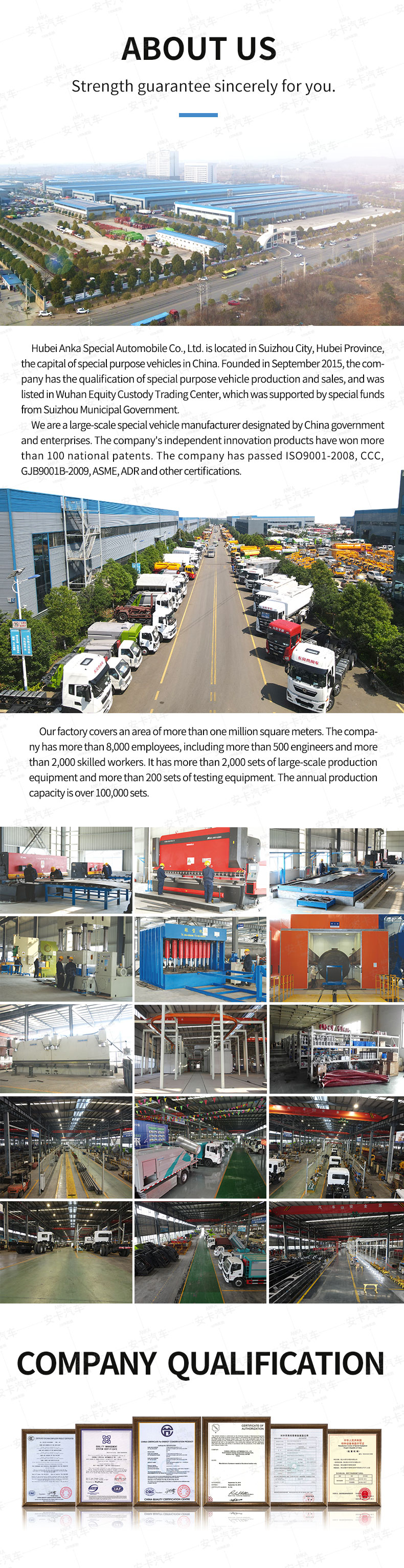  Sinotruk 24 Tons High-Pressure Cleaning Suction Truck Sewer Company Introduction