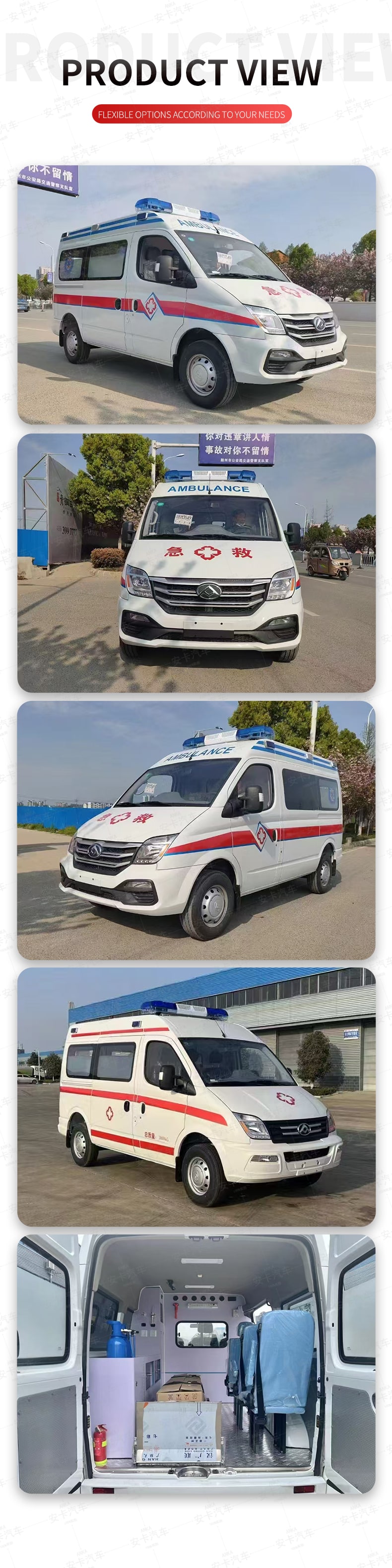  Maxus Ward Type Ambulance Vehicle Emergency Rescue for Sale Product  Pictures