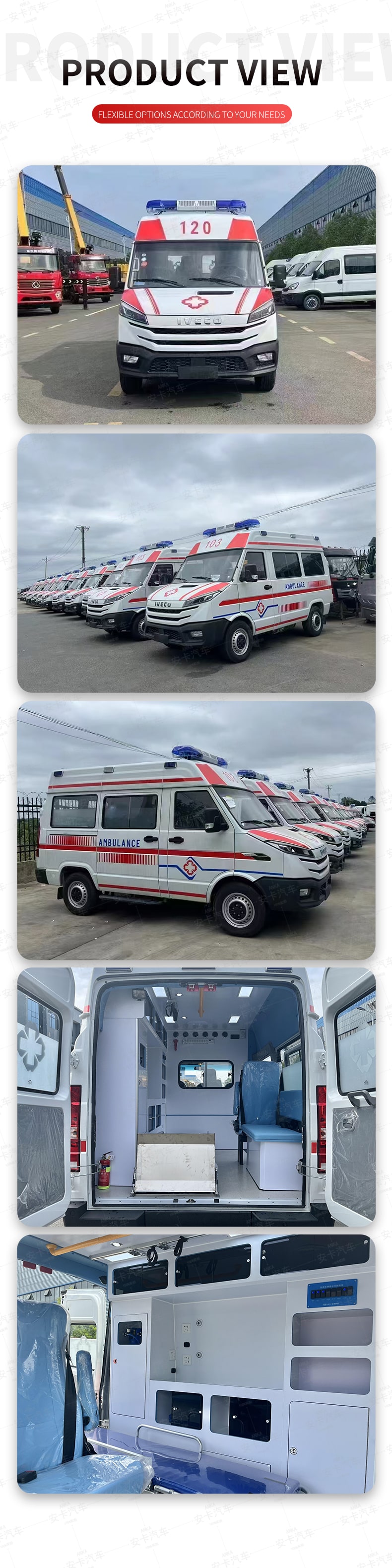  Iveco Van Isolation Ambulance with Basic Devices Emergency Product  Pictures