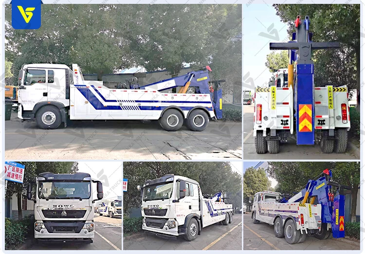 SINOTRUK HOWO 6x4 20-Ton Integrated Wrecker Truck