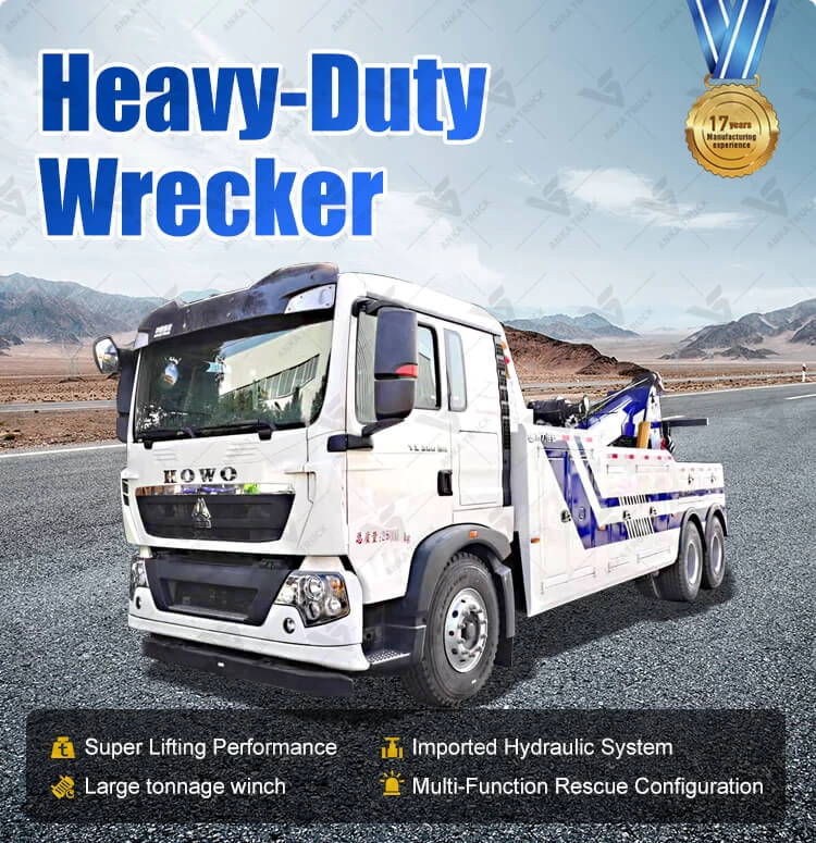 SINOTRUK HOWO 6x4 20-Ton Integrated Wrecker Truck