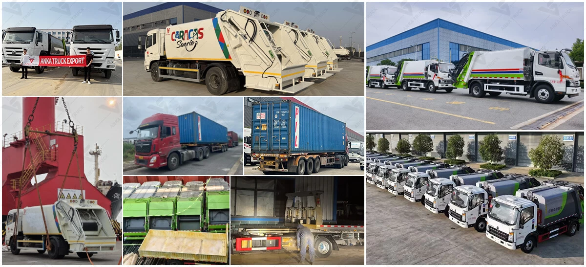 HOWO 14CBM Garbage Compactor Truck for Municipal Waste