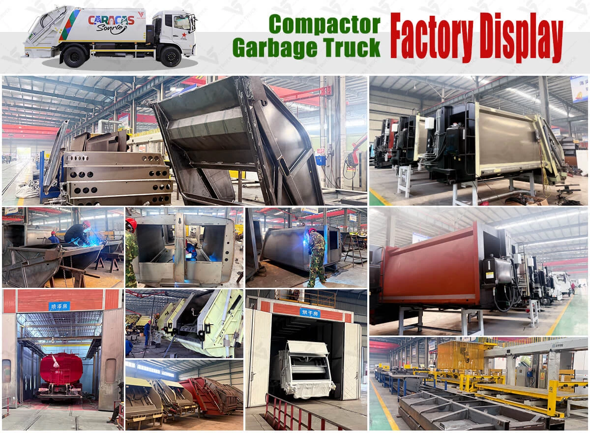 HOWO 14CBM Garbage Compactor Truck for Municipal Waste