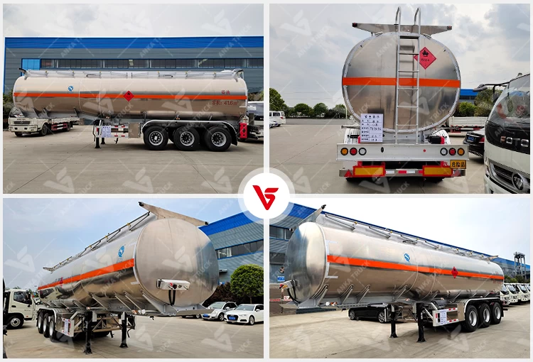 3 Axle 11.6m Diesel Fuel Tanker Semi Trailer