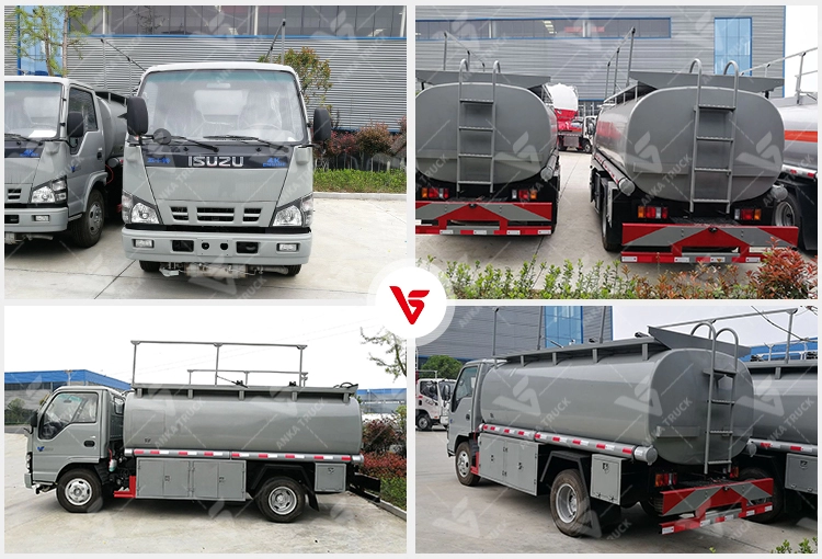 ISUZU 4x2 5000L Carbon Steel Mini Refuel Truck