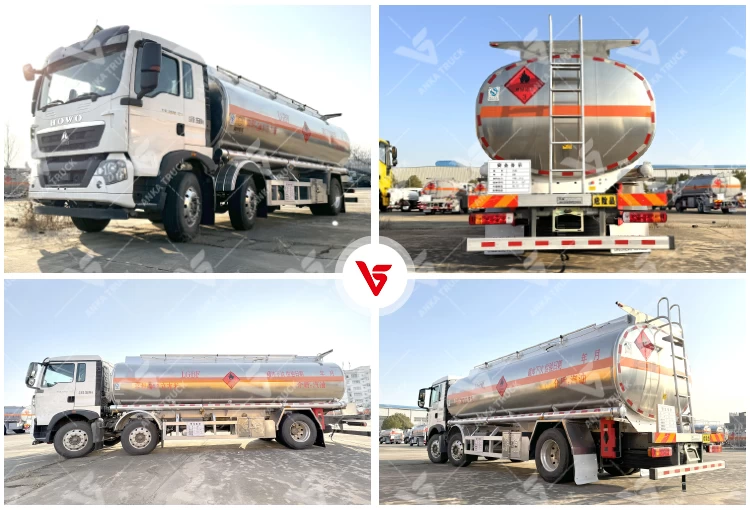 HOWO 8x2 24100L Fuel Tanker Truck for Long Distance Runs