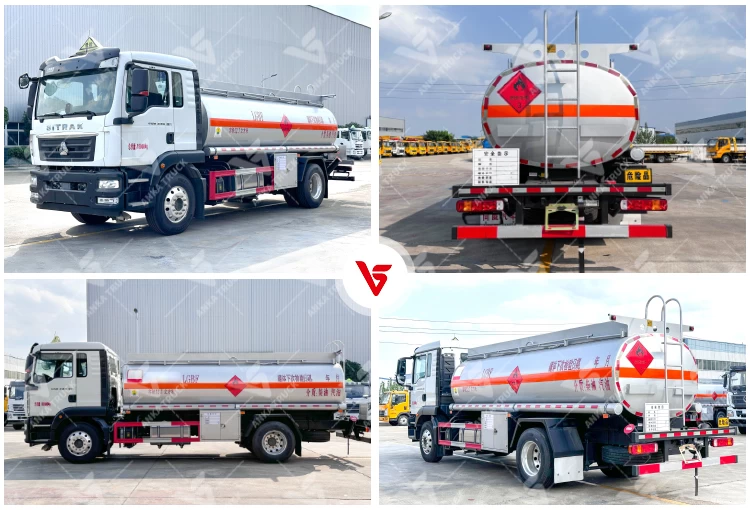SITRAK 4x2 11 Ton Oil Tank Truck for Mine Fueling
