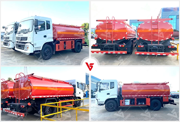 Dongfeng 4x2 12000L Fuel Dispenser Truck for Site Refueling