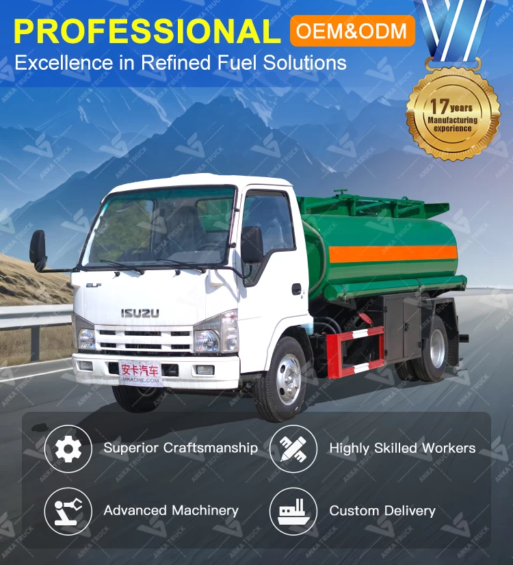 ISUZU 5 CBM Water Tank Truck for Village Water Supply