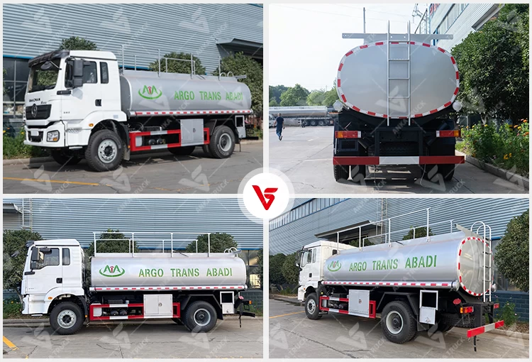 SHACMAN 4x2 12000L Fuel Truck for Station Delivery