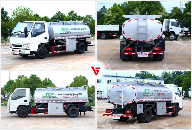 JMC 4x2 5000L Fuel Truck for Township Fuel Delivery