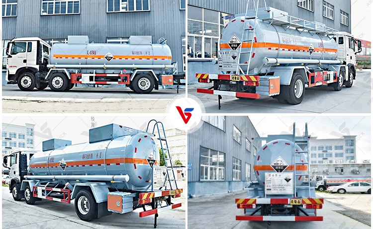 HOWO 6x2 25.5 Ton Chemical Tanker Truck with Lined L4BH Barrel