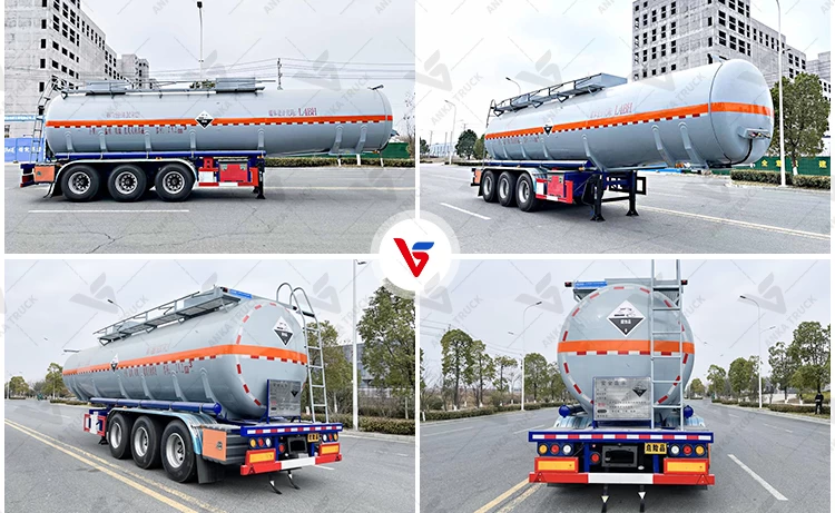 30CBM Acid Tank Trailer Serving Inter Plant Corridors
