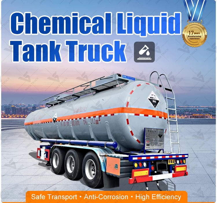 30CBM Acid Tank Trailer Serving Inter Plant Corridors