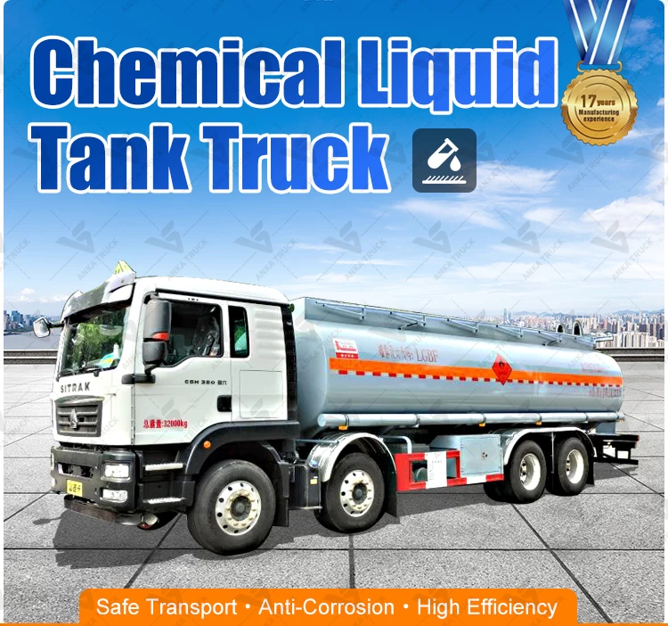 SITRAK 8x4 24.2 CBM Fuel Tanker Serving Oilfield Fleets