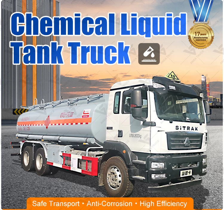 SITRAK 6x4 18 CBM Flammable Liquid Carrier on Depot Filling Duty