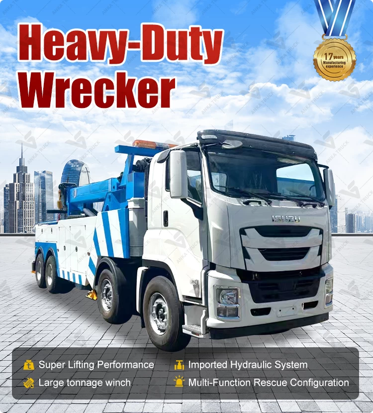 ISUZU GIGA 8x4 30-Ton Rotator Wrecker Truck