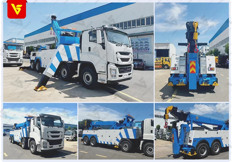 ISUZU GIGA 8x4 30-Ton Rotator Wrecker Truck