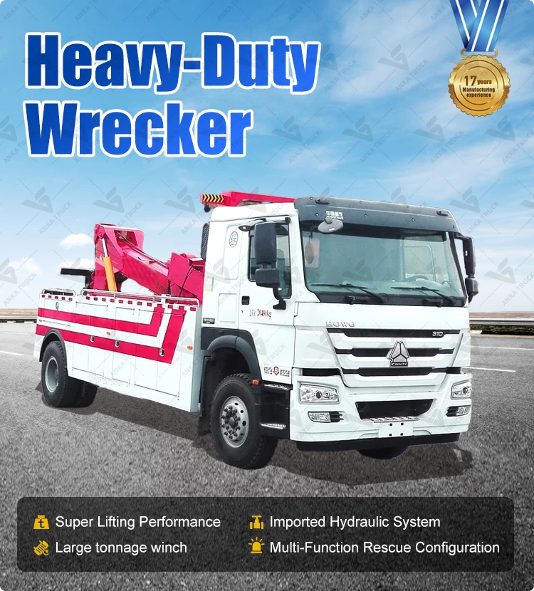 SINOTRUK HOWO 6x4 20-Ton Rotator Wrecker Truck