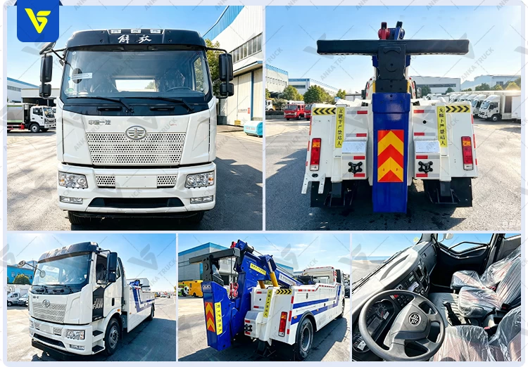 FAW 4x2 12-Ton Underlift Rotating Wrecker Truck
