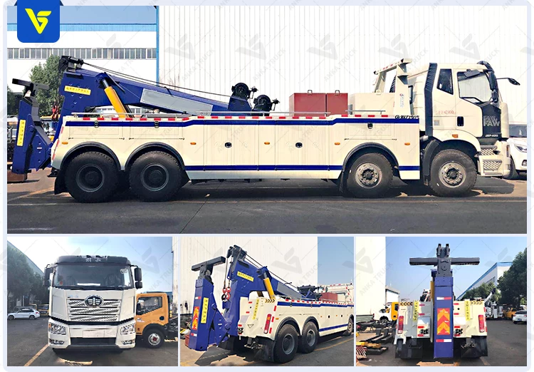 FAW 8x4 50-Ton Rotator Wrecker Truck