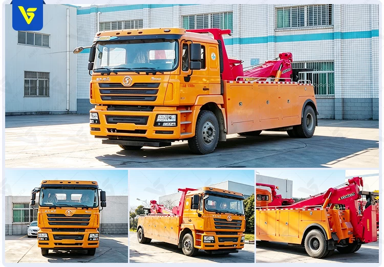SHACMAN 4x2 12-Ton Rotating Wrecker Truck