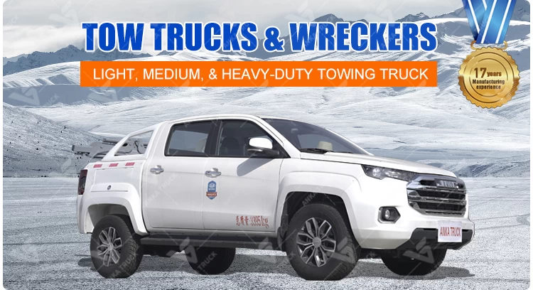 JMC 4x4 Pickup Wrecker Truck for Underground Garage Towing