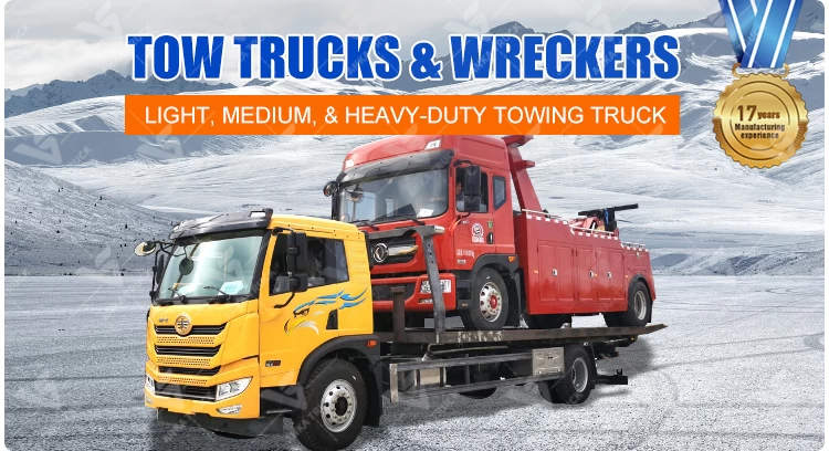 FAW 4x2 10-Ton Flatbed Wrecker Truck for Highway Recovery
