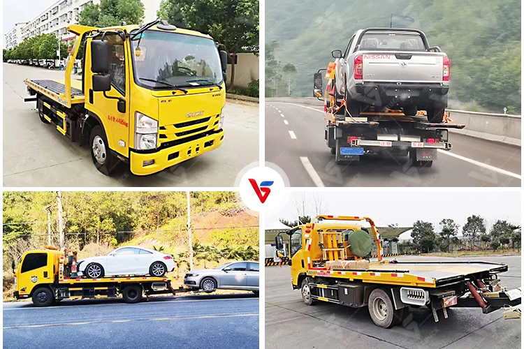 ISUZU 3-Ton Rollback Tow Truck for Car Recovery