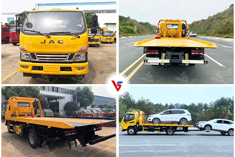 JAC 3-Ton Rollback Tow Truck for Car Recovery