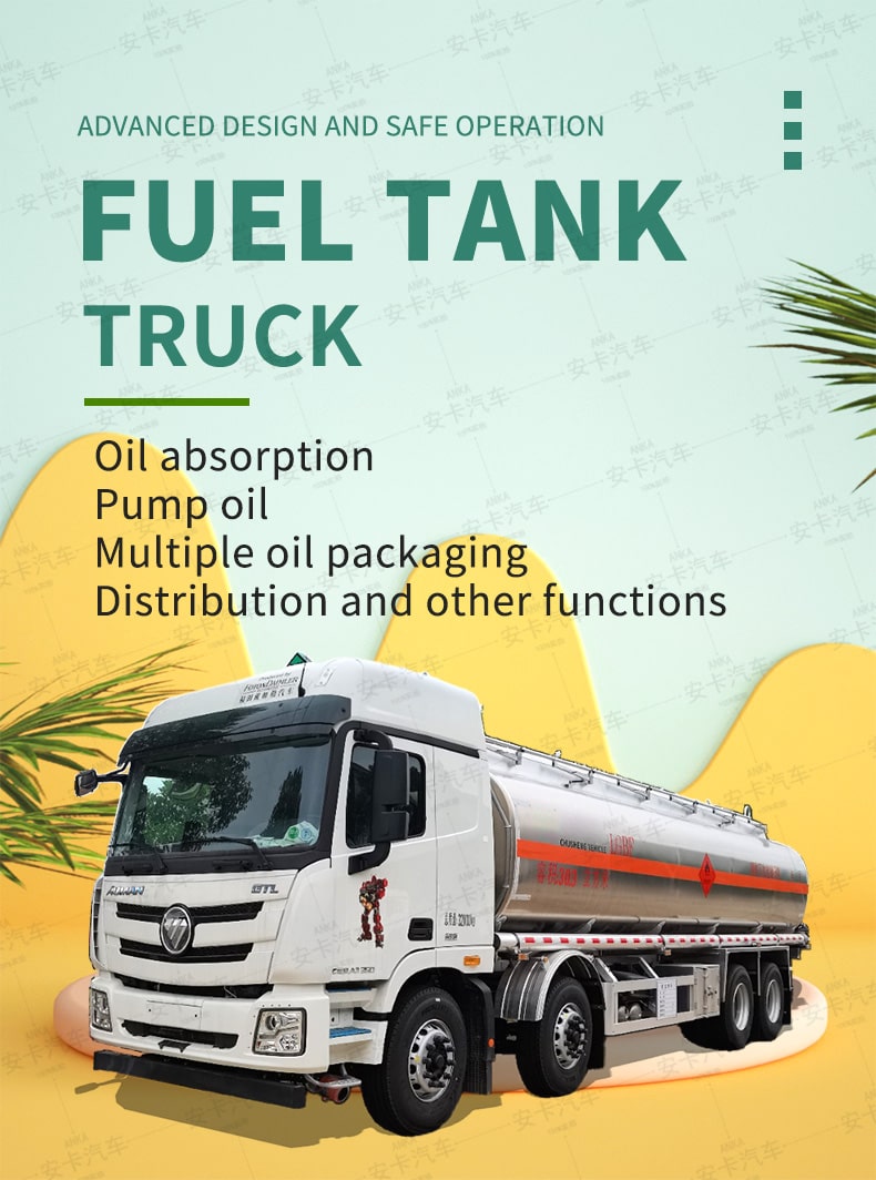  Foton 8x4 35000L Fuel Tank Truck Refuel Tank Truck Detailed Diagram