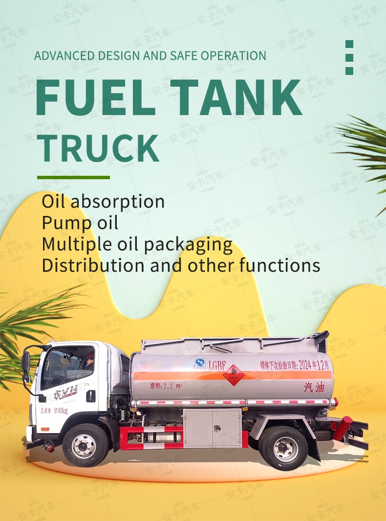  FAW 7200L Diesel Gasoline Delivery Transport Truck Detailed Diagram