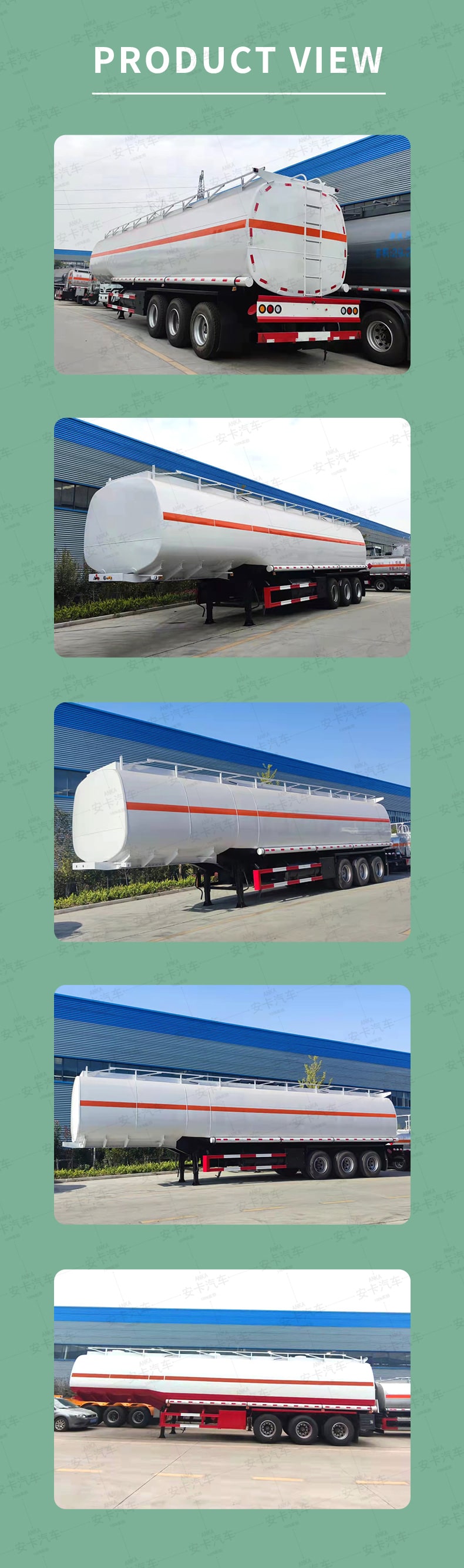  New or Used 3 Axle 40000 Liters Fuel Oil Transport Tanker Product  Pictures 