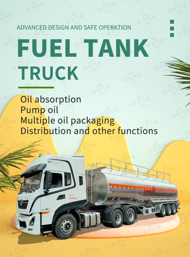  3 Axles 46000L Water Edible Cooking Oil Delivery Tank Detailed Diagram