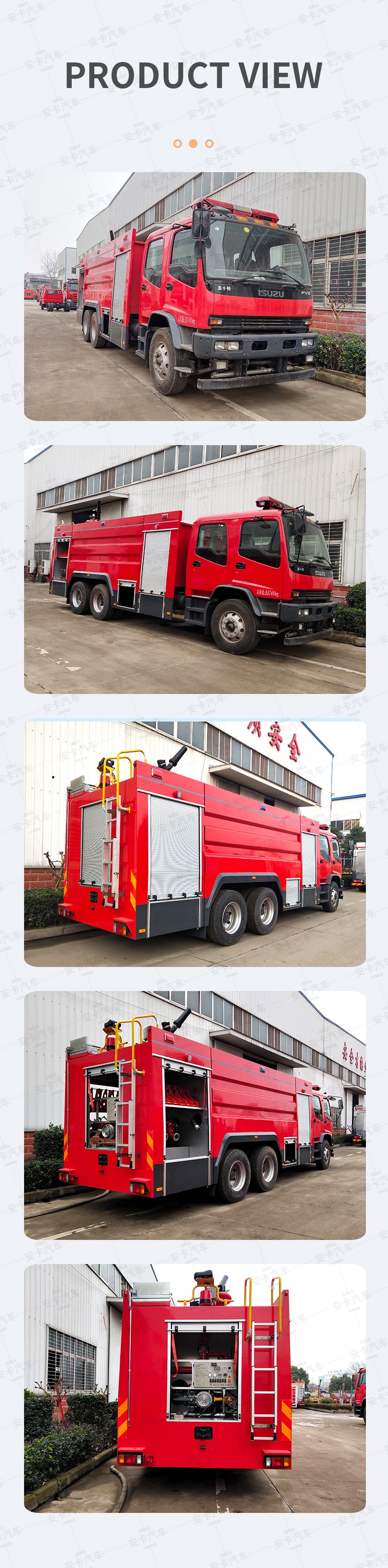  Japan Brand 16000L Foam and Water Tank Fire Fighting Truck Product  Pictures