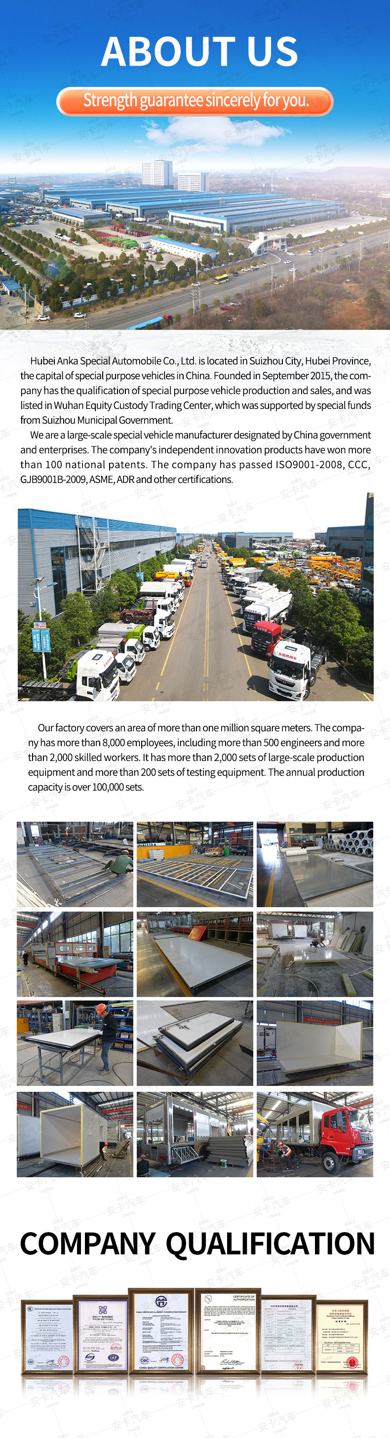  Japan Hino 10 Ton 12 Ton Freezer Regrigerated Truck for Sale Company Introduction