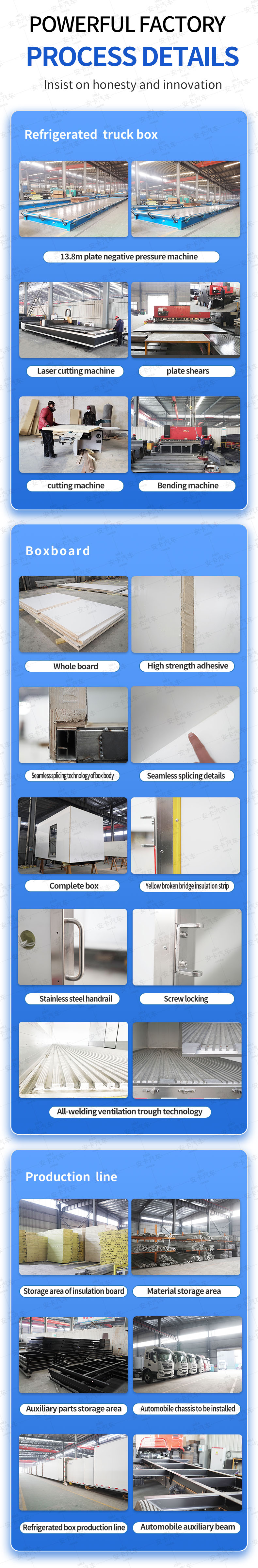  Japan Hino 10 Ton 12 Ton Freezer Regrigerated Truck for Sale Craftsmanship Details