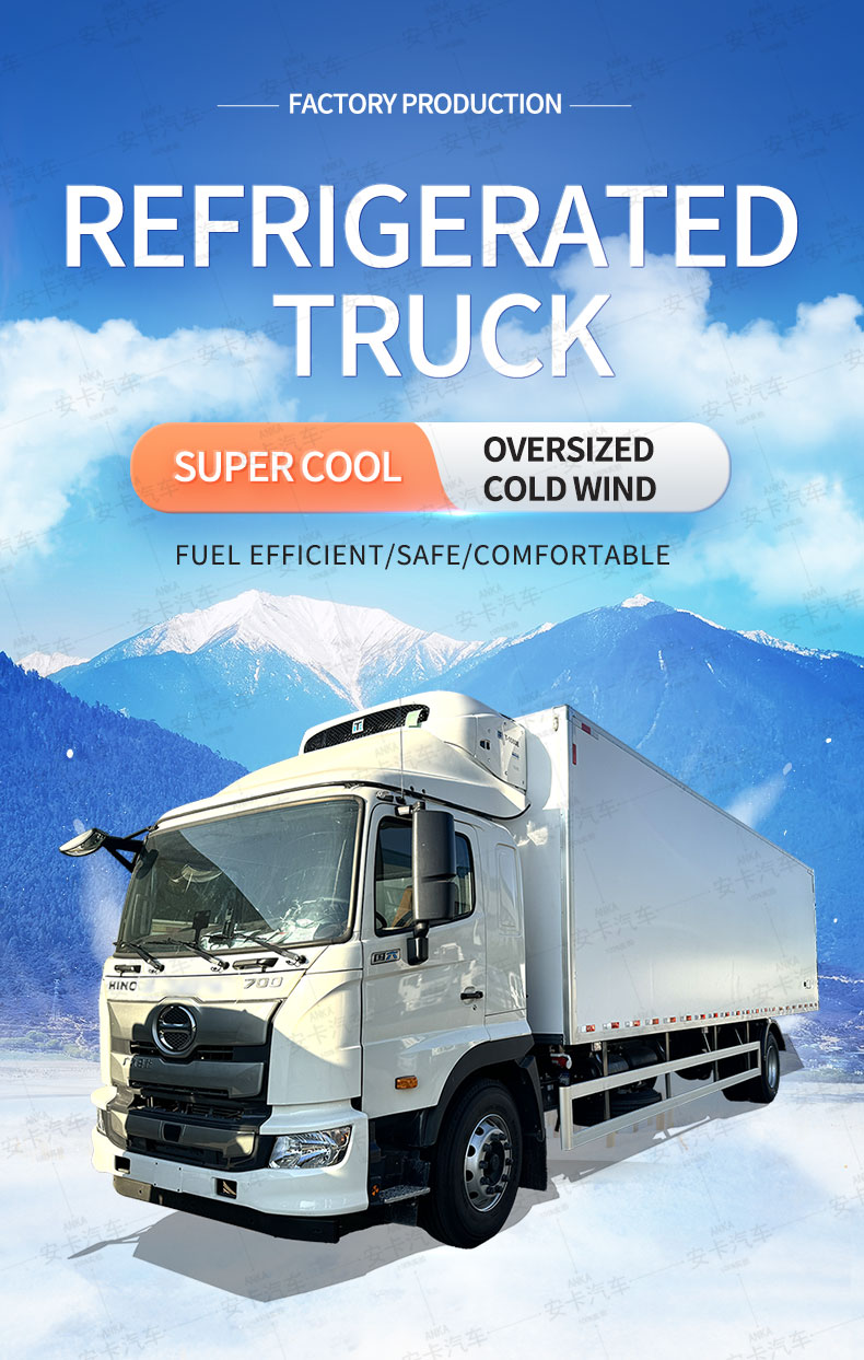  Japan Hino 10 Ton 12 Ton Freezer Regrigerated Truck for Sale Detailed Diagram