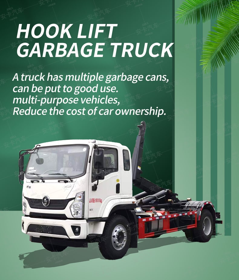  Shacman 18 Ton 4x2 Diesel Hydraulic Roll Off Garbage Truck Detailed Diagram