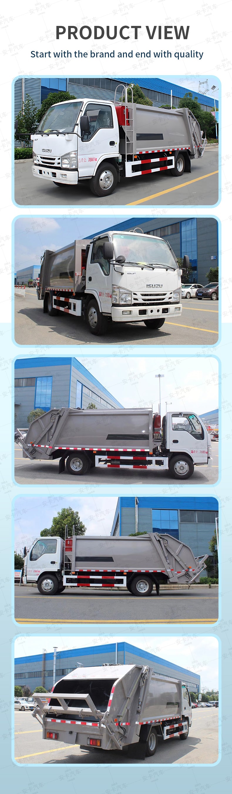  New or Used ISUZU 5CBM Compactor Garbage Truck for Sale Product  Pictures