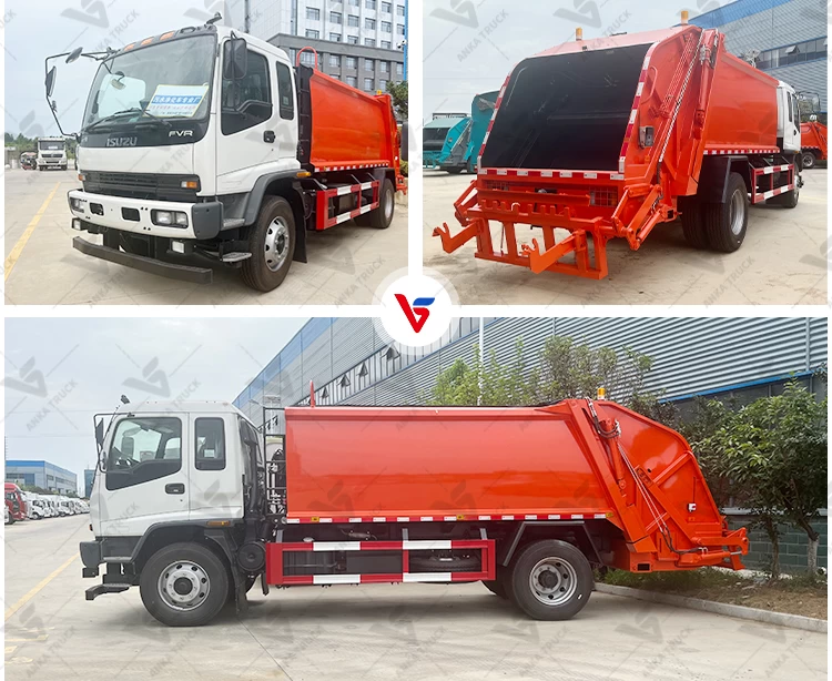 ISUZU 12CBM Refuse Collection Truck for Community Sanitation