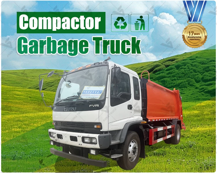 ISUZU 12CBM Refuse Collection Truck for Community Sanitation