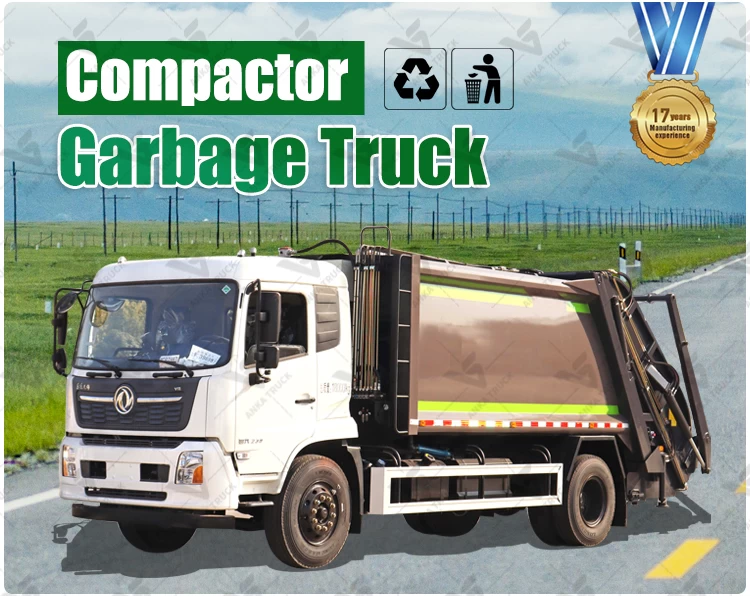 DONGFENG 14CBM Waste Compactor Truck for District Transfer