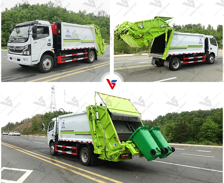 DONGFENG 8CBM Refuse Truck for Municipal Parks