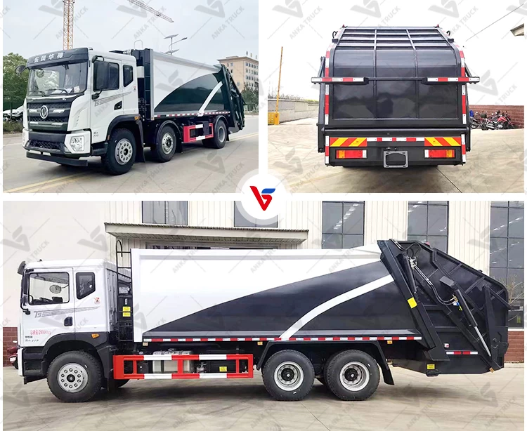 DONGFENG 22CBM Heavy Compactor Truck for Bulk Landfill Transfer